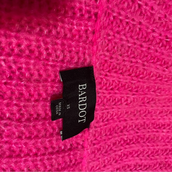 Bardot pink sweater XS long and baggy - Picture 8 of 9